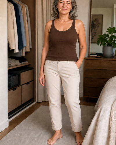 The Cotton Cami with Built-In Bra