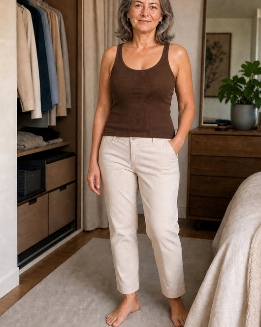 The Cotton Cami with Built-In Bra