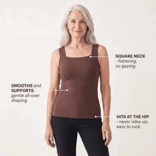 Sculpt Tank with Built-In Bra